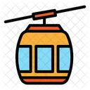 Cable Car Ski Lift Chairlift Icon