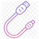 Cable De Carga Rapida Cable USB C Cable De Carga Rapida Icono