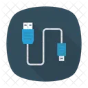 Datos Cable Alambre Icono