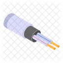 Fibra Cable Electrico Icono