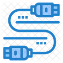 Cable de transferencia de datos  Icono