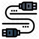 Cable de transferencia de datos  Icono