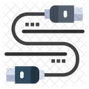 Cable de transferencia de datos  Icono
