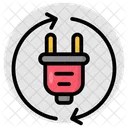 Cable Electrico Enchufe Electrico Interruptor Electrico Icono