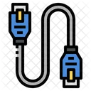 Cable de ethernet  Icono