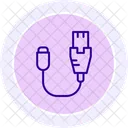 Cable Line Icon Icon