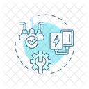 Cable layout and installation  Icon