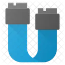 SATA Cable Duro Icono