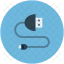 USB Cable Conector Icono