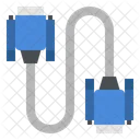 Cable Vga Vga Computadora Icono