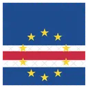 Cabo Verde Bandera Icono