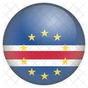 Cabo Verde Bandera Icono