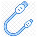 Cabo De Carregamento Rapido Cabo USB C Cabo De Carregamento Rapido Ícone