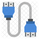 Cabo HDMI Multimidia Dispositivo Ícone