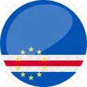 Cabo Verde Bandera Pais Icono