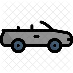 Cabriolet Car  Icon