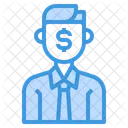 Cacador De Cabecas Homem Avatar Ícone