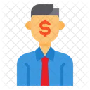 Cacador De Cabecas Homem Avatar Ícone
