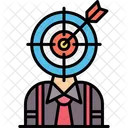 Headhunter Alvo Objetivo Ícone