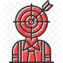 Headhunter Alvo Objetivo Ícone