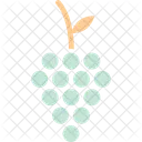 Cacho De Uvas Comida Fruta Ícone