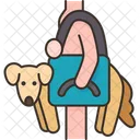 Cachorro Carregar Estilingue Icon