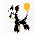 Cachorro balão  Ícone