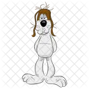 Cachorro Caido Cachorrinho Desenho Animado De Cachorro Icon