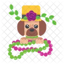 Cachorro de carnaval  Ícone