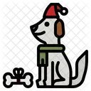 Cachorro de natal  Ícone