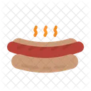 Cachorro Quente Pao Comida Ícone