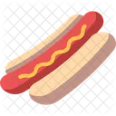 Cachorro Quente Salsicha Comida Ícone