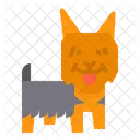 Sedoso Cachorro Animal Ícone