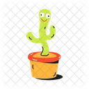 Cacto Dancante Cacto De Brinquedo Vaso De Cacto Ícone