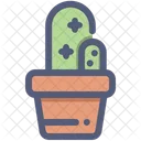 Cactus Plant Pot Icon