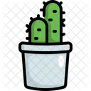 Cactus Succulent Pot Icon