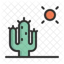 Cactus Hot Summer Icon