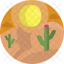Nature Cactus Flower Icon
