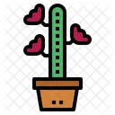 Cactus Botanical Nature Icon