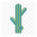 Cactus Summer Decoration Object Retro Design Cactus Icon