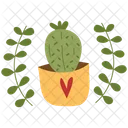 Cactus Valentine Love Icon