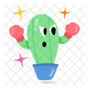 Cactus Boxing Icon