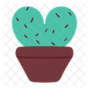 San Valentin Cactus Corazon Icon