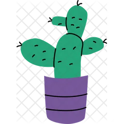 Cactus Houseplant  Icon