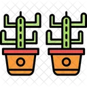 Cactus Neon Signs Desert Icon