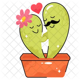 Cactus love  Icon