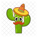 Cactus mexico character  Icon