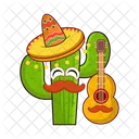 Cactus playing guitar  Icon