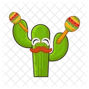 Cactus playing maracas  Icon