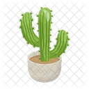 Cactus Pot Desert Plant Cacti Pot Icon